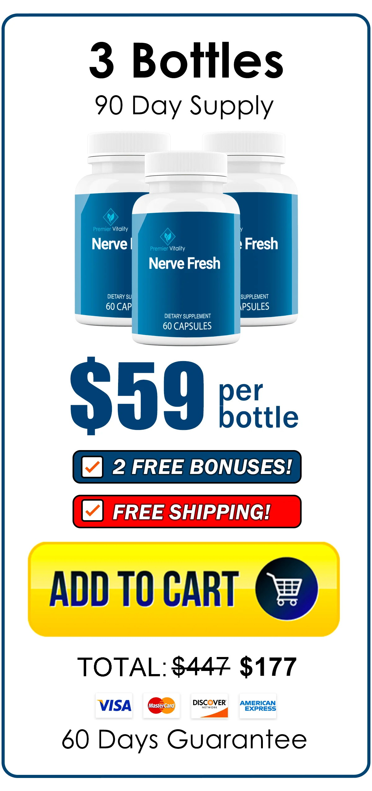 Nerve Fresh™ 3 bottles pricing